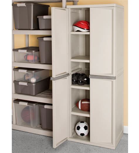 sterilite storage closet with shelves